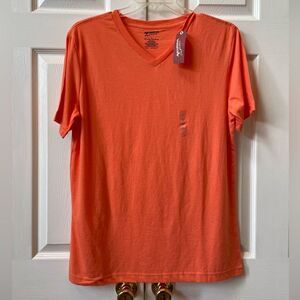 NWT FRESH SALMON T-SHIRT BY ARIZONA SIZE LARGE 60/40 Cotton/Poly BLEND